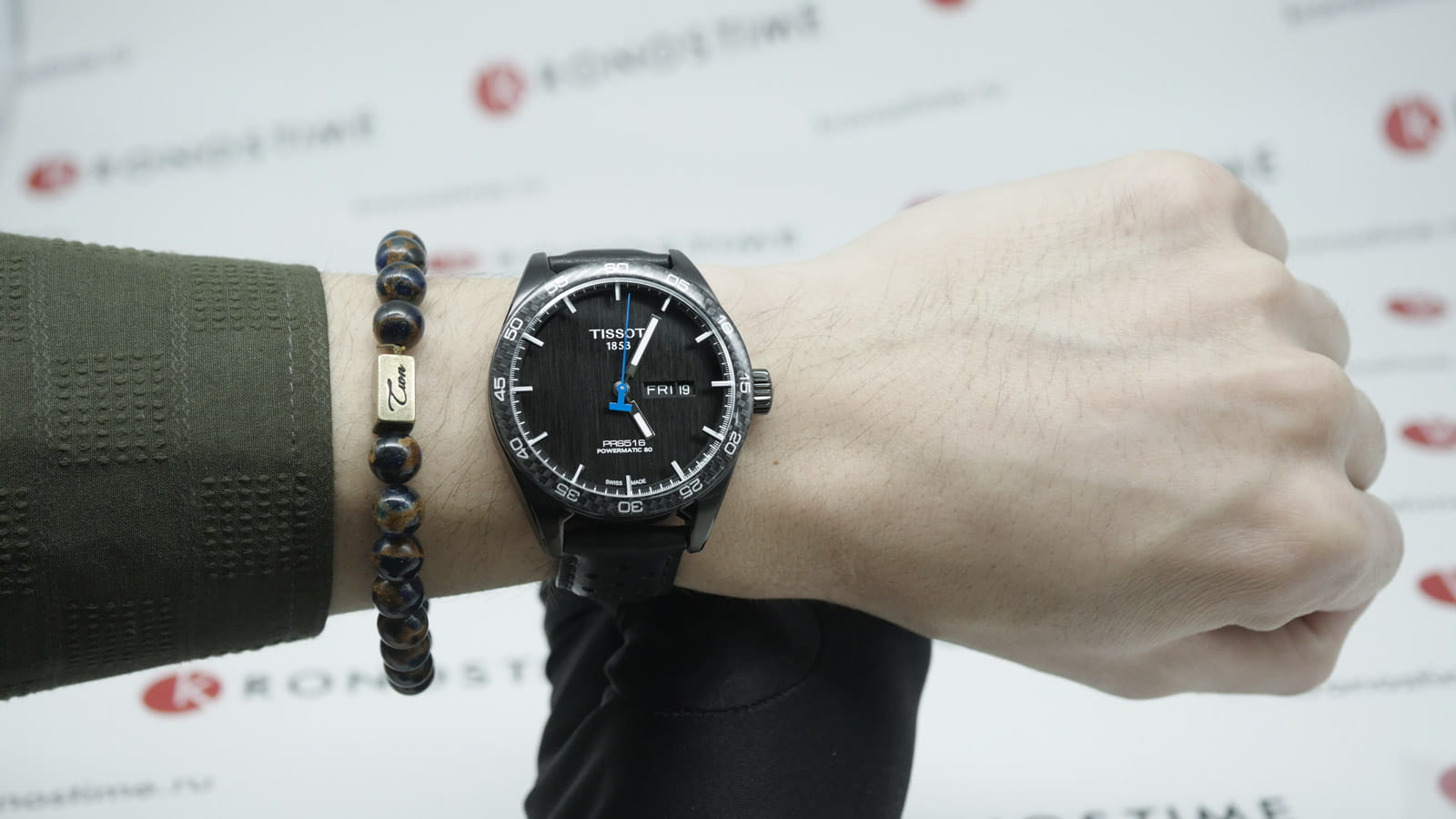 Tissot Tissot PRS 516 Powermatic 80 T100.430.36.051.02 T1004303605102 оригинальные мужские часы в комплекте с коробкой